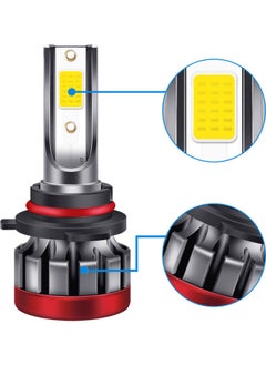 نيبمينينت طقم مصابيح ضباب LED 9006/HB4 مكون من قطعتين  - Image 3