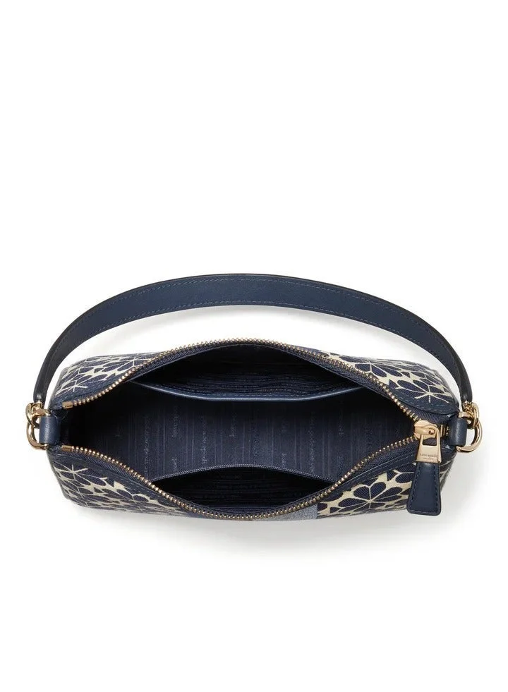 Kate Spade Spade Flower Jacquard Stripe Sam Small Convertible Shoulder Bag