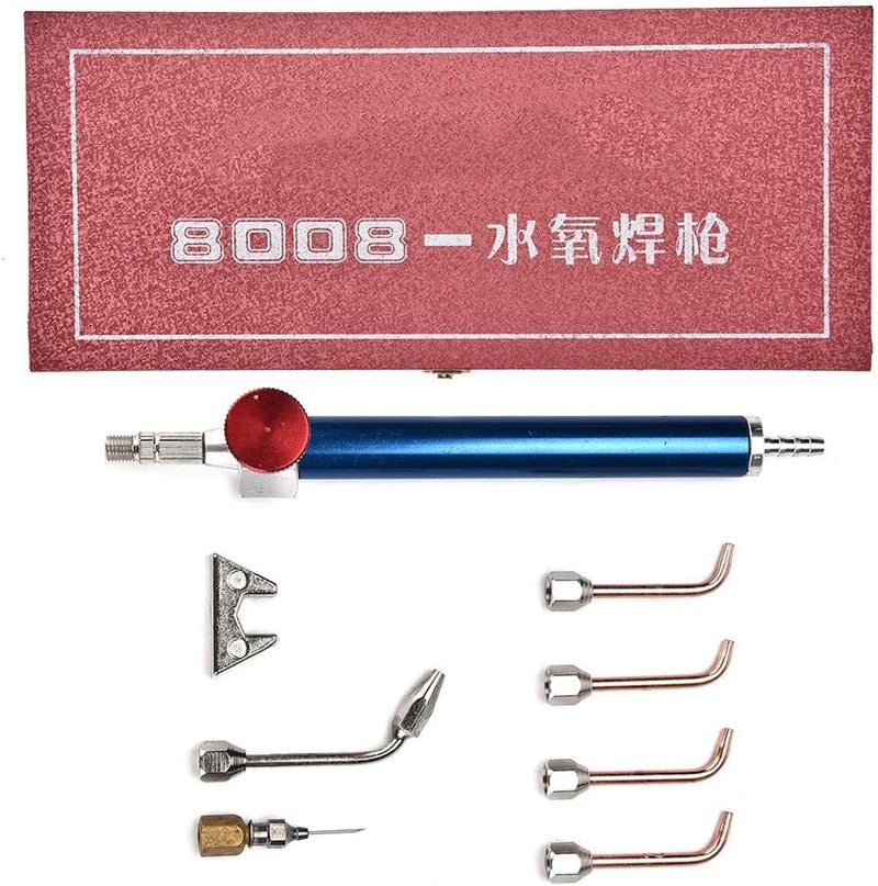 klarako Soldering Gun Kit,Oxygen Torch Jewelry Torch Welding Soldering Gun, With 5 Tips For Oxygen Cylinders,Jewelry Welding Processing Tool - Image 1