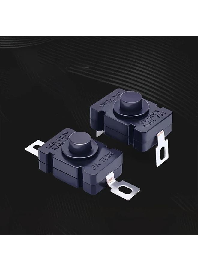 10 قطعة من مفتاح التبديل ذو القاعدة المنحنية ذاتية القفل شديدة التحمل، جهات اتصال نحاسية SPDT - Image 5