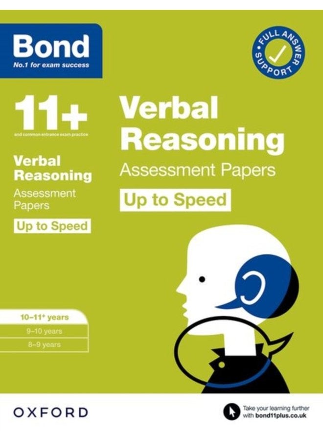 Bond 11 Bond 11 Verbal Reasoning Up to Speed Assessment Papers with Answer Support 10 11 years Ready for the 2024 exam - Paperback