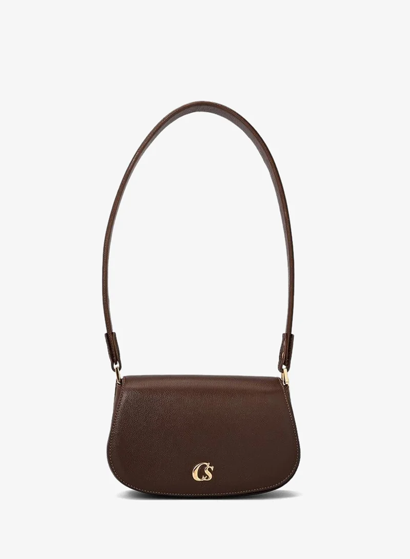Carmen Steffens  Shoulder Bag Saddle Bag Brown Cocoa for Women | Best Price UAE