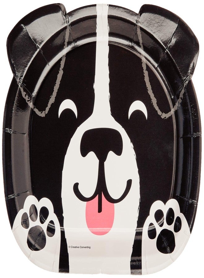 Creative Converting SHAPED PLATE 9" ASSORTED DOGS, 0.5x8.75x7.7inc, Multicolor - Image 3