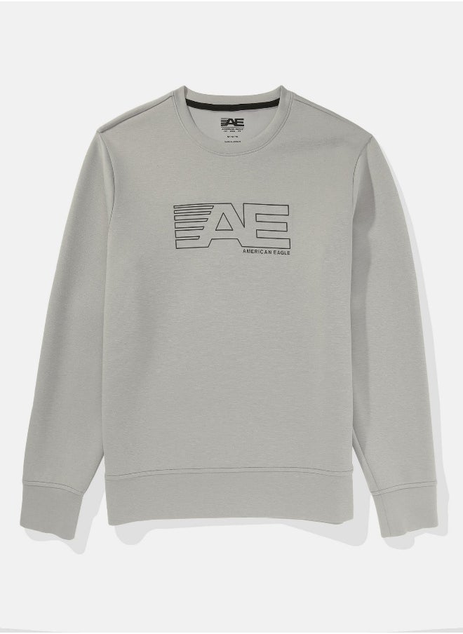American Eagle AE 24/7 Good Vibes سويت شيرت برقبة دائرية  - Image 5