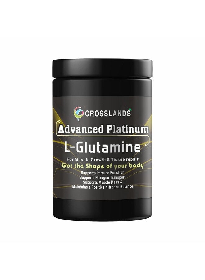 Crosslands L-GLUTAMINE | Increases Vasodilation | Increases Protein Synthesis | Promotes Immune Function Help Maintain Blood Vessel Tone Increases || 300gm ||Pack of 1 - Image 1