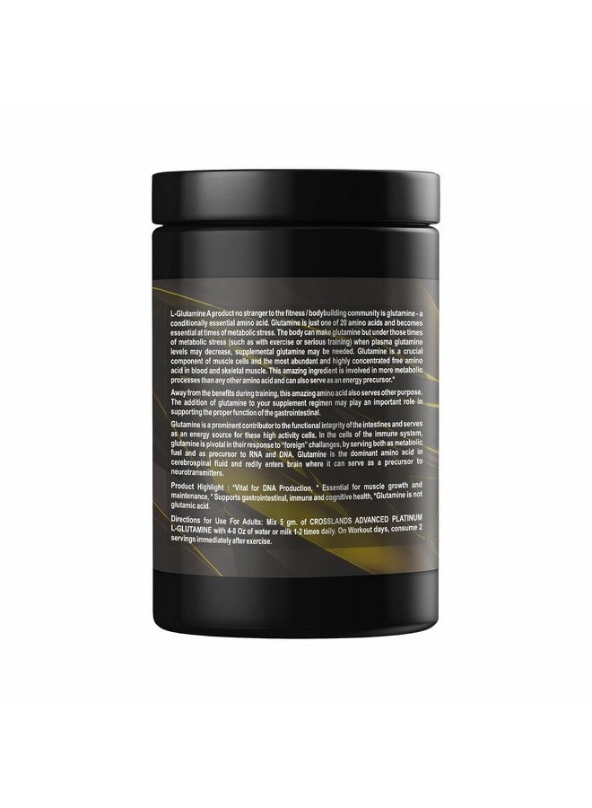 Crosslands L-GLUTAMINE | Increases Vasodilation | Increases Protein Synthesis | Promotes Immune Function Help Maintain Blood Vessel Tone Increases || 300gm ||Pack of 1 - Image 2