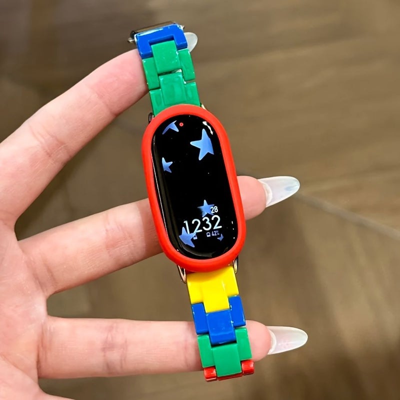 Colorful Resin Strap And Protective Case For Xiaomi Band 8 9 10 - Image 2