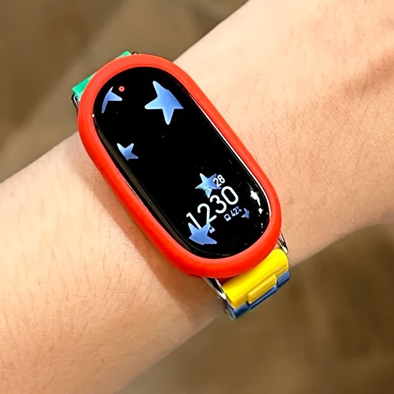Colorful Resin Strap And Protective Case For Xiaomi Band 8 9 10 - Image 5