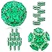 RoomyRoc Magnetic Fidget Sphere Pentagons Magnets Balls 12 Piece Set Crystal Green Magnet Fidgets Toy Creativity Beyond Imagination Inspirational Recreational Desk Toys for Adults - Image 3