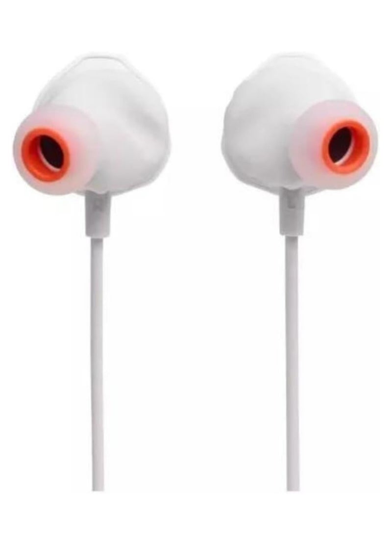 JBL Quantum 50 Wired In-Ear Headset With Mic - White