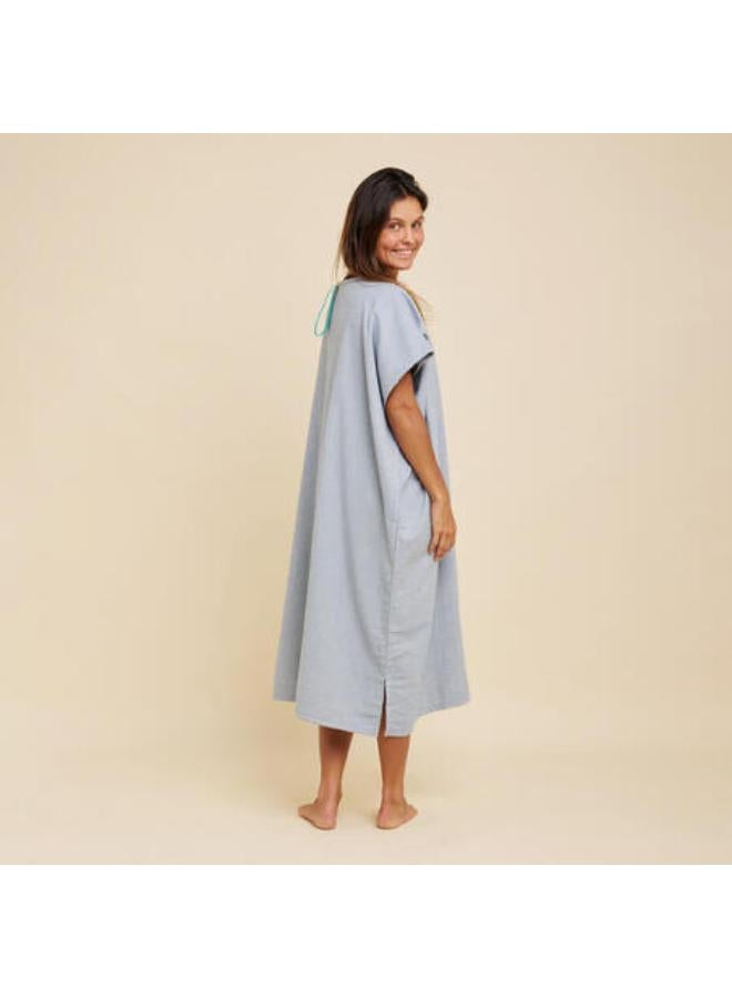 OLAIAN Adult Surf Poncho - 100 mottled grey - Image 2