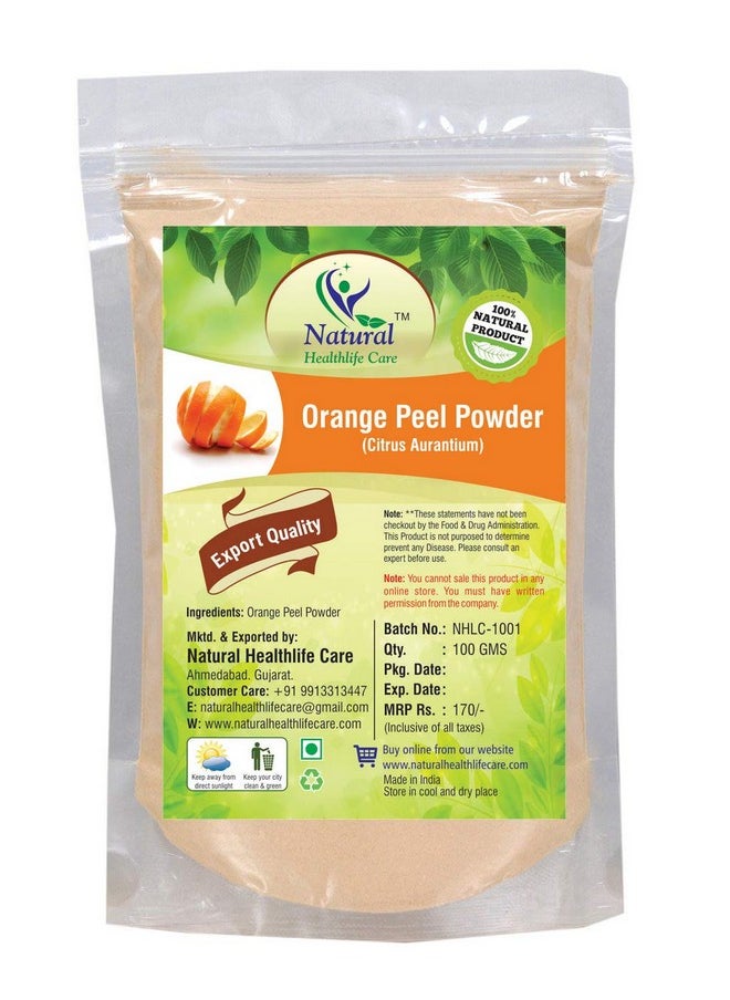 Natural Healthlife Care - Natural Healthlife Care Orange Peel Citrus Aurantium Powder, 100 - Image 1