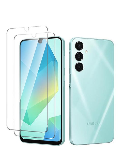 2 Pack Samsung Galaxy A16 4G/5G Screen Protector,Full Coverage 9H Hardness Tempered Glass Film,HD Clear Scratch Resistant,Bubble-Free