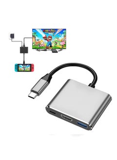 Generic Portable Type-C to HDMI Video Converter Adapter – Mini Charging Dock Replacement with USB 3.0 for Nintendo Switch  - Image 1