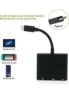 Generic Portable Type-C to HDMI Video Converter Adapter – Mini Charging Dock Replacement with USB 3.0 for Nintendo Switch  - Image 4
