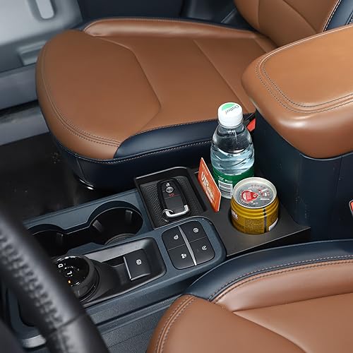 TOYCIDFG Center Console Cup Holder Organizer Tray Compatible with Ford Maverick 2022-2025, Insert Assembly Storage Box ABS Interior Accessories Armrest Organizer - Image 4