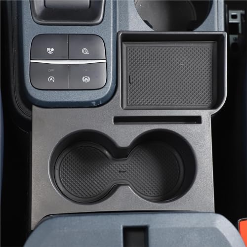 TOYCIDFG Center Console Cup Holder Organizer Tray Compatible with Ford Maverick 2022-2025, Insert Assembly Storage Box ABS Interior Accessories Armrest Organizer - Image 1