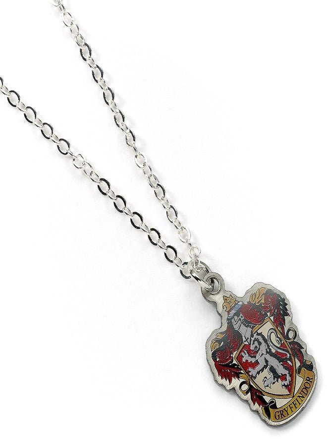 Harry Potter Official Harry Potter Gryffindor Crest Necklace by The Carat Shop - Image 1