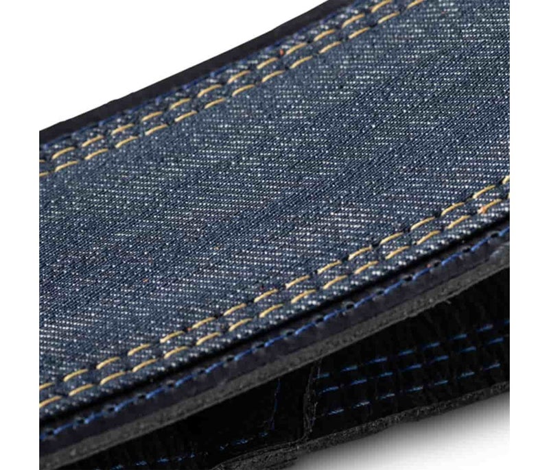 Taylor حزام جيتار تايلور من الدنيم الأزرق 2.5" - حافة بحرية - Image 2