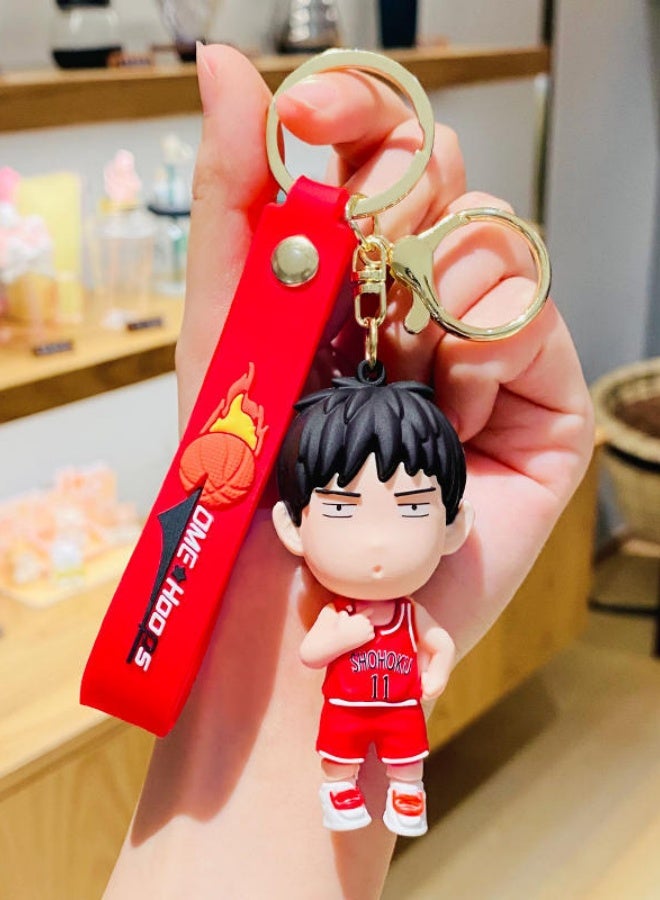 B292 Rukawa Kaede Cartoon Keychain Accessory*1pc