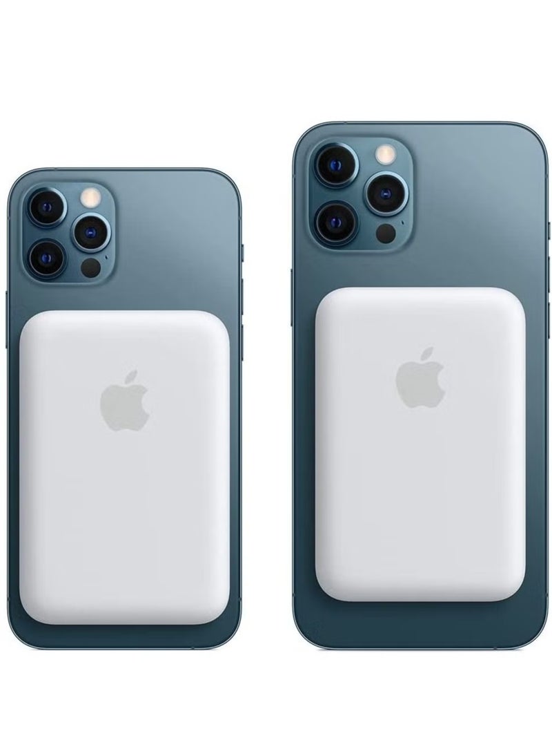 ELTRAZONE MagSafe Wireless Power Bank for iPhone 16 Pro Max – 10,000mAh Portable Charger (White) - Image 5