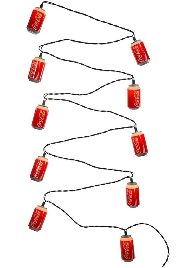 The Bros Coca-Cola Can Light Set, 10 Light  - Image 1