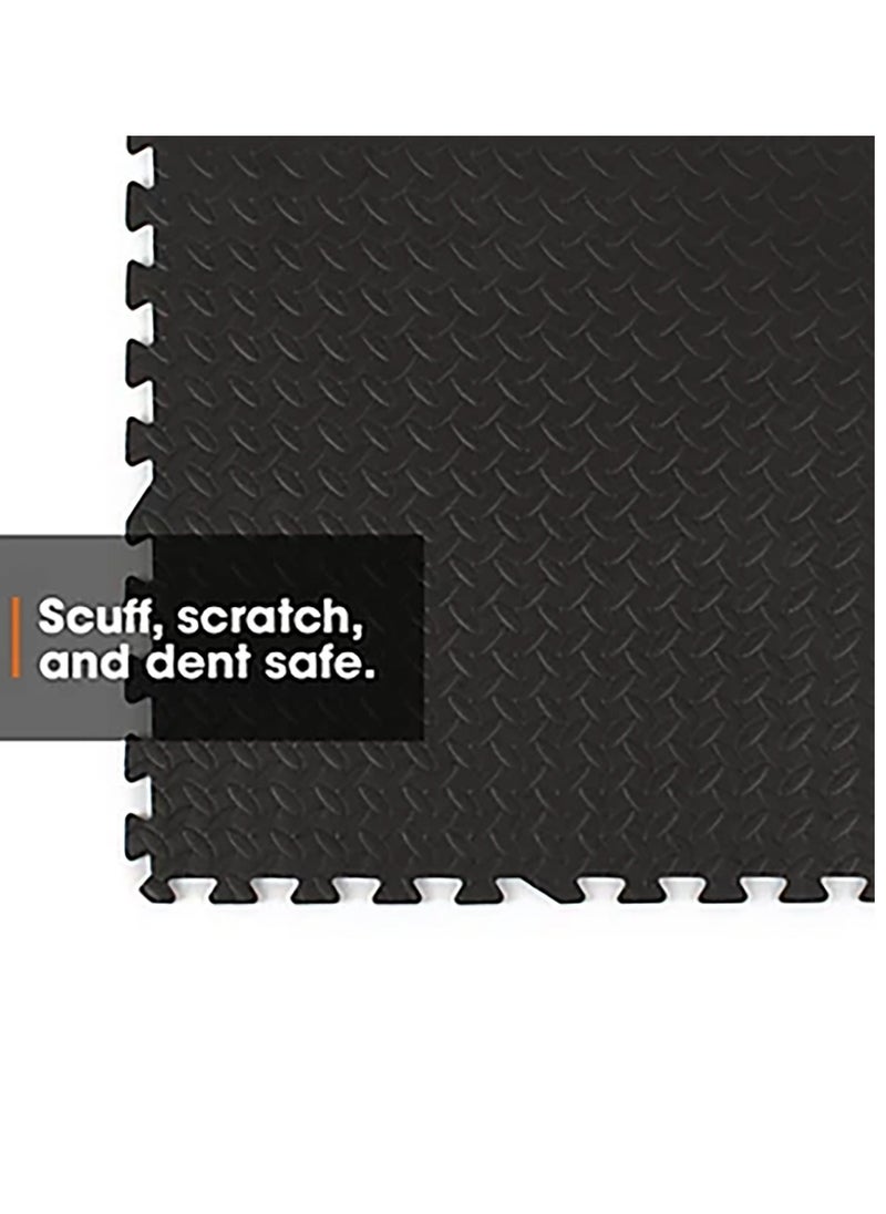 Sky Land - Puzzle Exercise Mat | Interlocking EVA Foam Gym Flooring Mat for Home Gym & Fitness Equipment | Durable Non-Slip Foam Mat Pack of 16 | 12"x12"x1/2" Protective Floor Mat – EM-9360 - Image 1