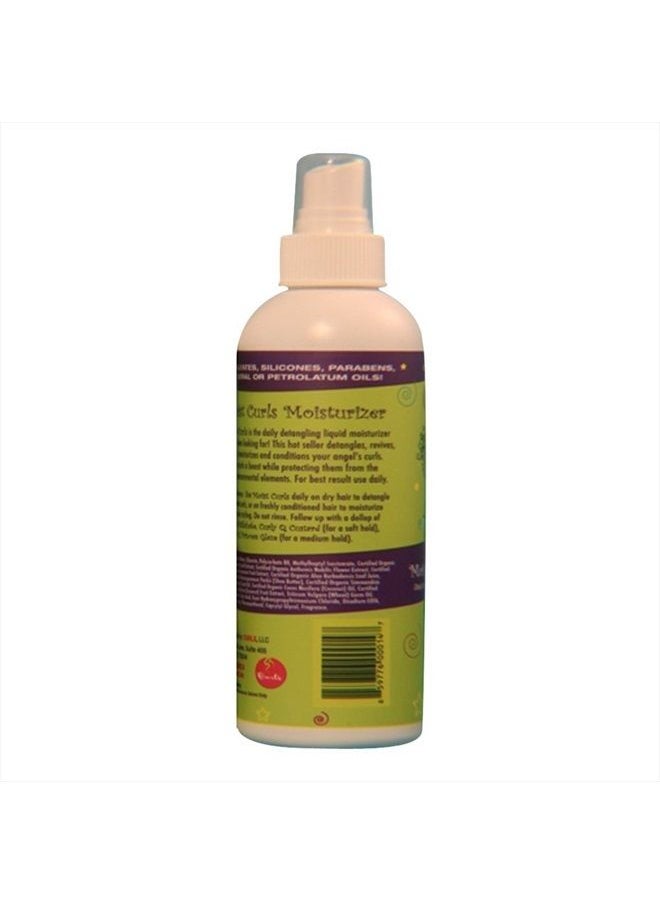 Curls CURLS Curly Q's Kids Moist Curls Detangler & Daily Curl Moisturizer - For Children With All Curl Types - Comb Hair With Ease - Helps With Curl Formation - Wet Or Dry Hair - 8 Oz  - Image 2