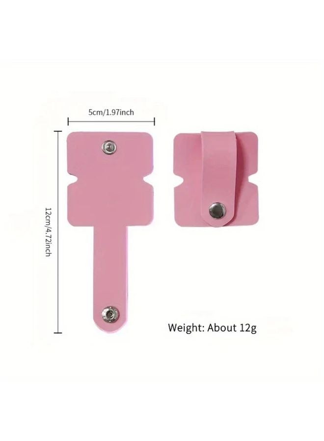 Pink Silicone Earphone Wrap Cable Winder Headset Holder Portable Tech Accessory - Image 3