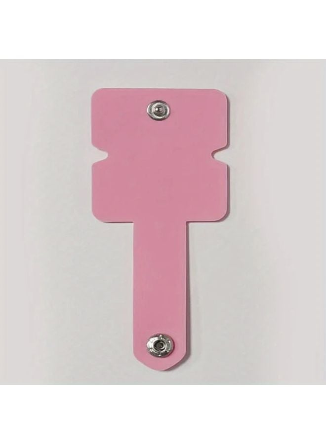 Pink Silicone Earphone Wrap Cable Winder Headset Holder Portable Tech Accessory - Image 1