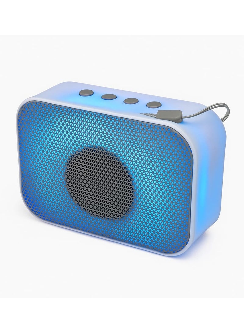 A011 Mini Portable Bluetooth Speaker with Loud Sound, Memory Card Slot and LED Light - Image 2