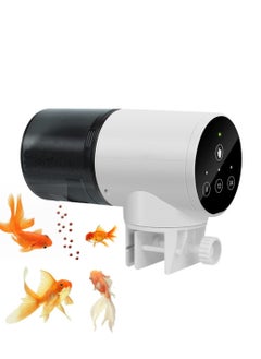Automatic Fish Feeder for Aquarium, Auto Fish Food Dispenser, Rechargeable for Fish Tank Vacation Fish Feeder Timer