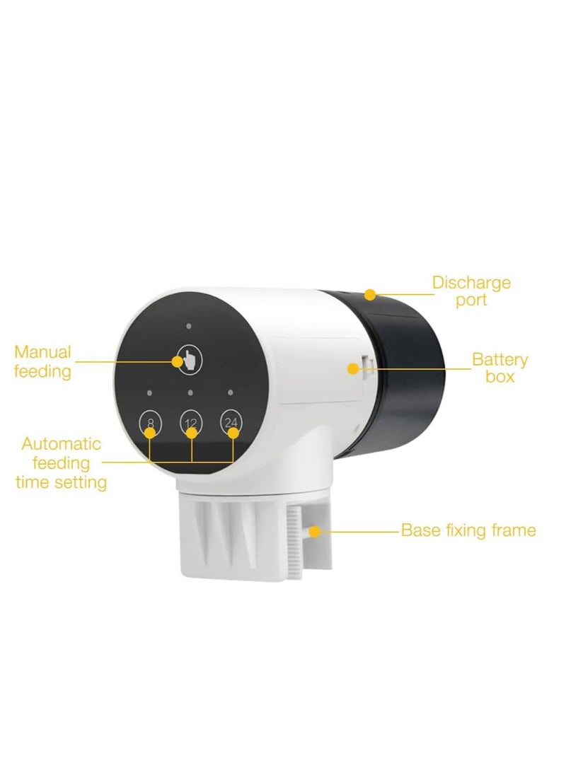 Generic - Automatic Fish Feeder for Aquarium, Auto Fish Food Dispenser, Rechargeable for Fish Tank Vacation Fish Feeder Timer - Image 1