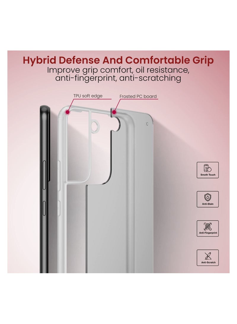 Phone Planet Samsung Galaxy S22 Case Shockproof Drop Protection Slim Thin Design Translucent Frosted Matte Back Case Cover Compatible - Image 2