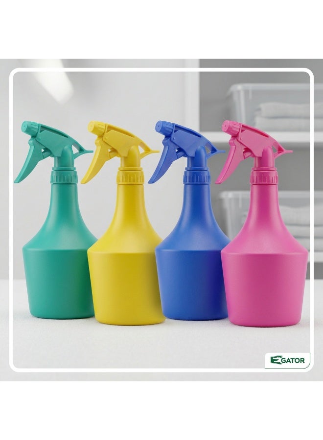 Gator Plastic Spray Bottle 750ml Pink | Trigger Spray Bottle | Adjustable Nozzle | Color-Coded Cleaning | Lightweight Multipurpose Sprayer for Home & Professional Use - Image 5