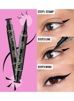 iMethod R Stamp - 2021 Imethod 2 Pens Winged Eyeliner Stamp, Eyeliner Stamp Wingliner, Perfect Wing Cat Eye Stamp, Wing Eyeliner Stamp Tool, Liquid Eye Liner, Waterproof & Smudgeproof, 10 Mm  - Image 5
