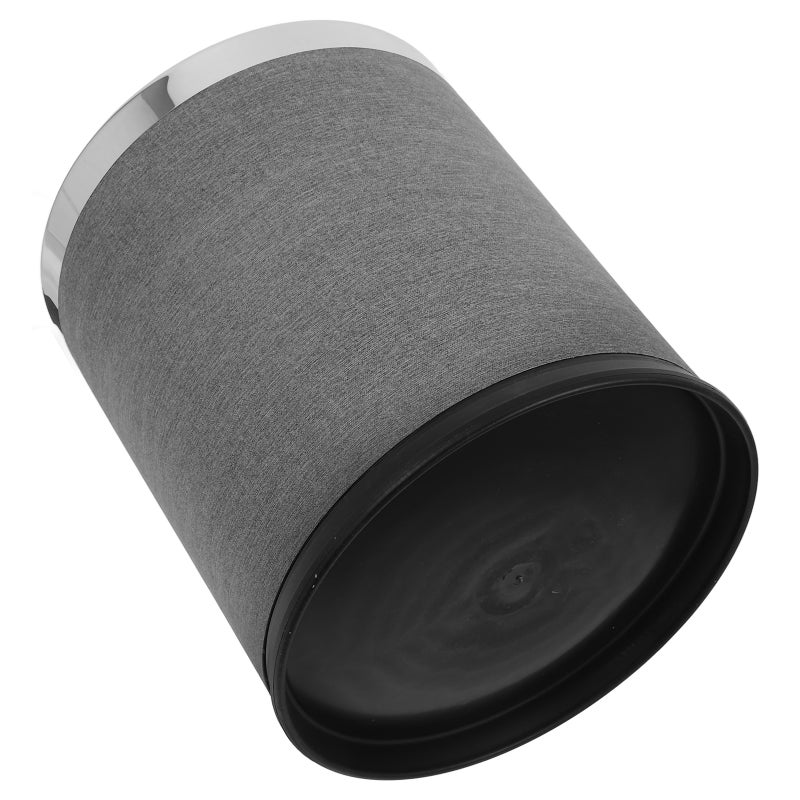 Retro Style Trash Can Bathroom Trash Can Hotel Trash Can KTV Trash Bin Home Round Trash Can Garbage Can Office Kitchen Garbage Can - Image 1