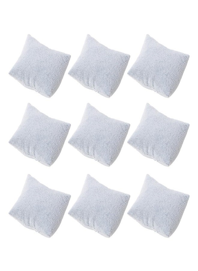 Coward 12 Pcs Gray Jewelry Pillow, Velvet Bracelet Bangle Watch Sponge Pillow Holder, Bracelet Bangle Jewelry Display Cushions Accessories for Home Use Store Selling Trade Shows - Image 5
