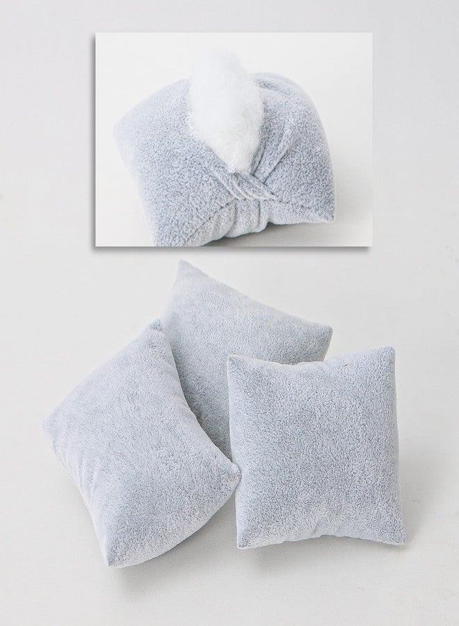 Coward 12 Pcs Gray Jewelry Pillow, Velvet Bracelet Bangle Watch Sponge Pillow Holder, Bracelet Bangle Jewelry Display Cushions Accessories for Home Use Store Selling Trade Shows - Image 4