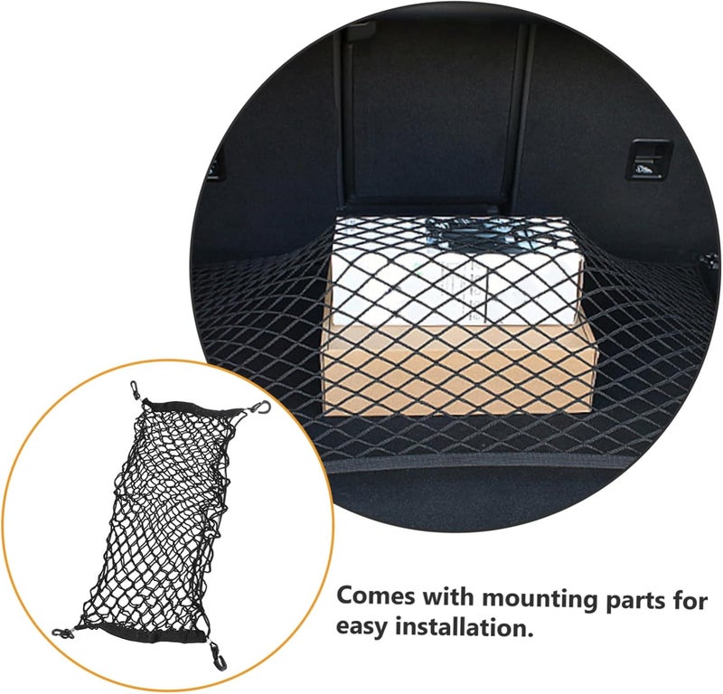 Vehicle Trunk Net Organizer Mesh Storage for Suvs Cars Trucks Versatile Cargo for Umbrellas Shopping Bags More - Image 3