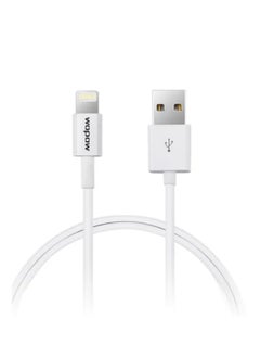 وبو وبو كابلUSB سريع الشحن لهواتف أبل أبيض  - Image 1