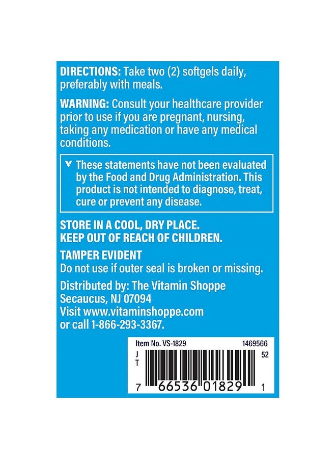 The Vitamin Shoppe Vitamin C 1,000MG, Easy to Swallow, Antioxidant That Supports Immune and Cardiovascular Health (300 Softgels) - Image 4