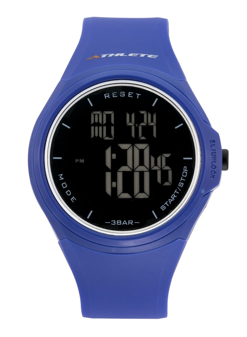 ELIZ ES8779G8BBB PU Case & Strap Digital Unisex Watch - Image 1