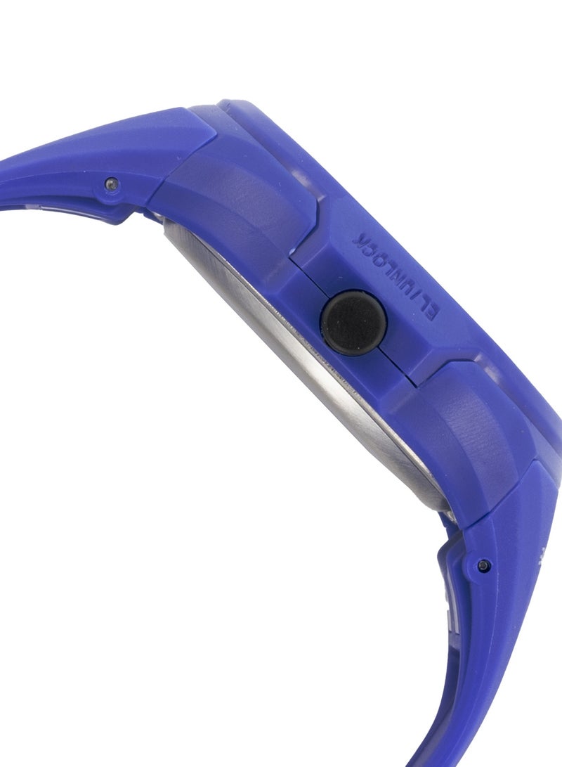 ELIZ ES8779G8BBB PU Case & Strap Digital Unisex Watch - Image 2