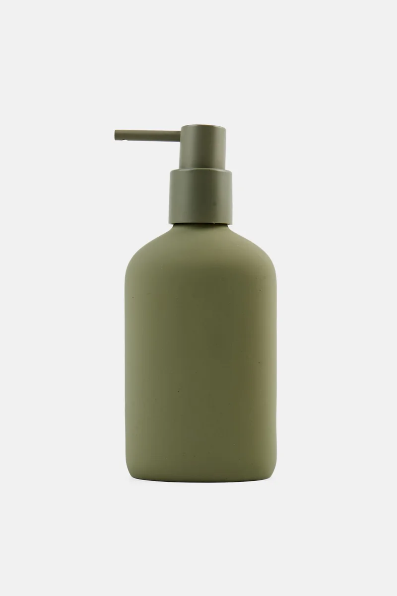 موي موتشو Soap Dispenser 18 H x 8 L x 5,2 W cm, Olive