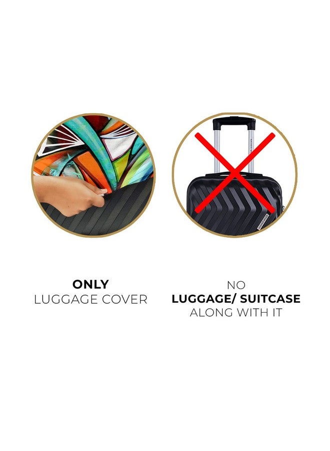 Nasher Miles Polyester 55 cm (20 Inch) Small Protective Luggage Cover - Leopord Design - Image 3