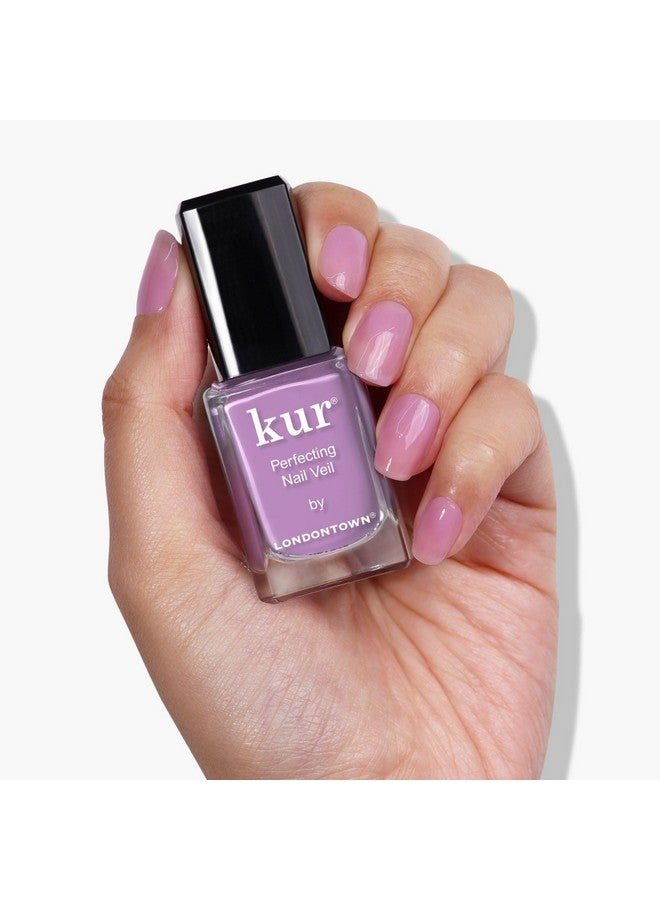 لندن تاون حجاب الأظافر 9 لون معزز للعناية بالأظافر وتركيبة بلون أرجواني شفاف 0.4 أونصة سائلة. أوز. - Image 2