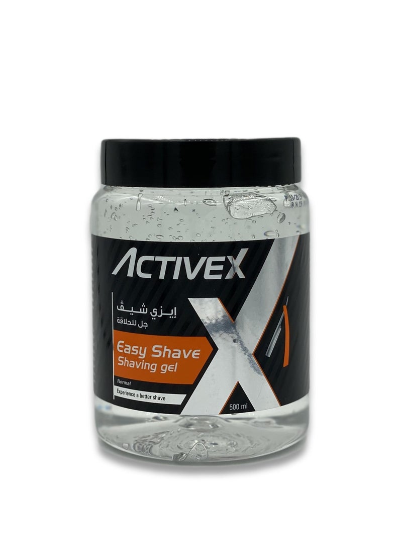 Shop ActiveX Shaving Gel 500 Ml Jar Normal Online | Smooth & Comfortable Shave