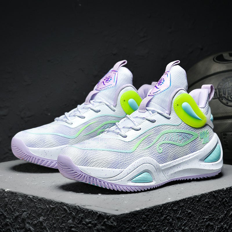 Yuanyang 6 Kidsren'S Primary And Secondary School Students 7 Basketball Shoes 8 Boys 9 Sports Shoes Cement Floor Practical 15-Year-Old Youth Sneakers - Image 3