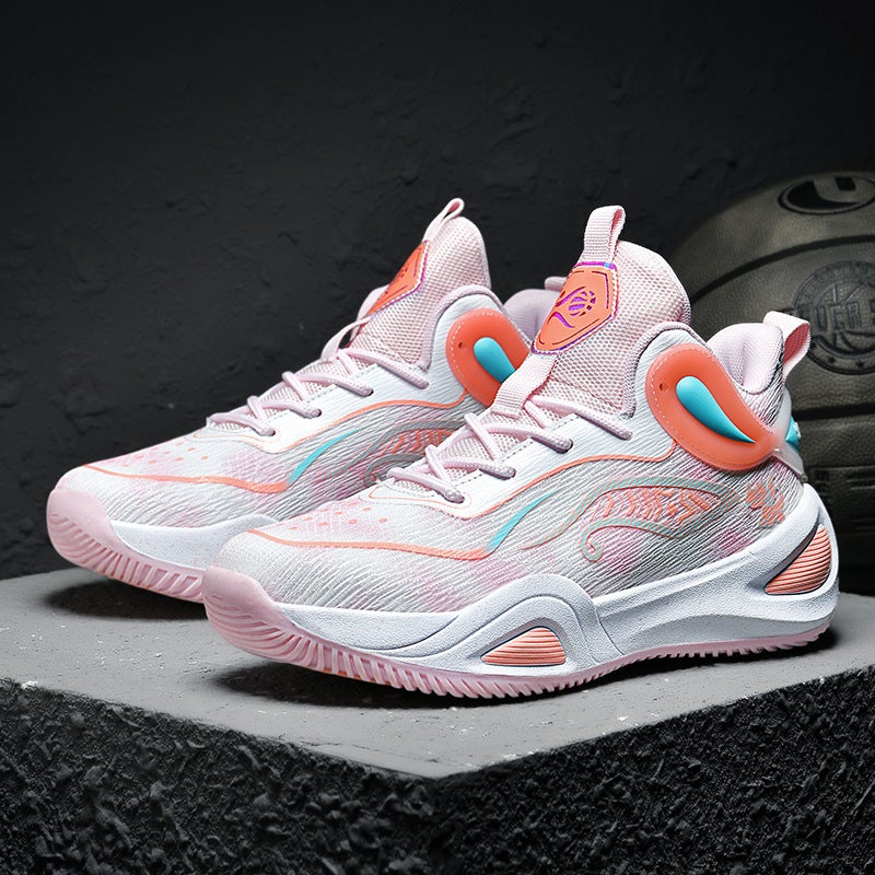 Yuanyang 6 Kidsren'S Primary And Secondary School Students 7 Basketball Shoes 8 Boys 9 Sports Shoes Cement Floor Practical 15-Year-Old Youth Sneakers - Image 5